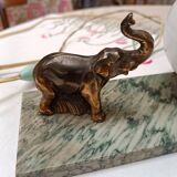 Art deco elephant lamp