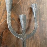 Wrought iron candlesticks