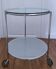 "Strind" side table glass metal Ehlen Johansson design