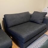 Home Spirit modular sofa in anthracite fabric – contemporary design