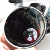 Lot of 6 cups, terracotta, from Vallauris