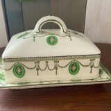 Beurrier en faïence Royal Doulton ancien