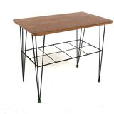 "Stringbord" teak side table, Sweden, 1950