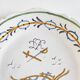Nevers earthenware plate