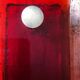 Old vintage glass and brass store door handle