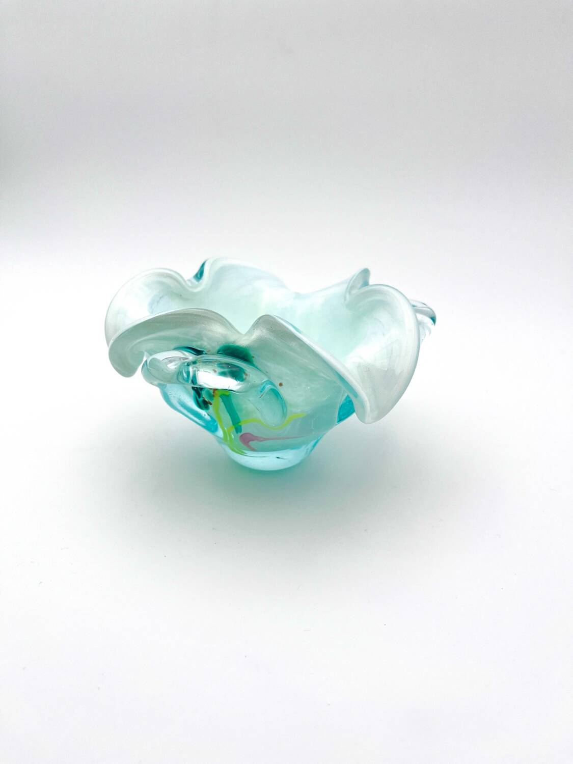 Sculpture Bowl "Unica" Crystal from Leerdam - Signed Lubomir Hora - 1980