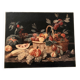 Petit tableau nature morte sur fond noir