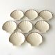 Set of 8 Emile Henry Scallops - Beige culinary pottery