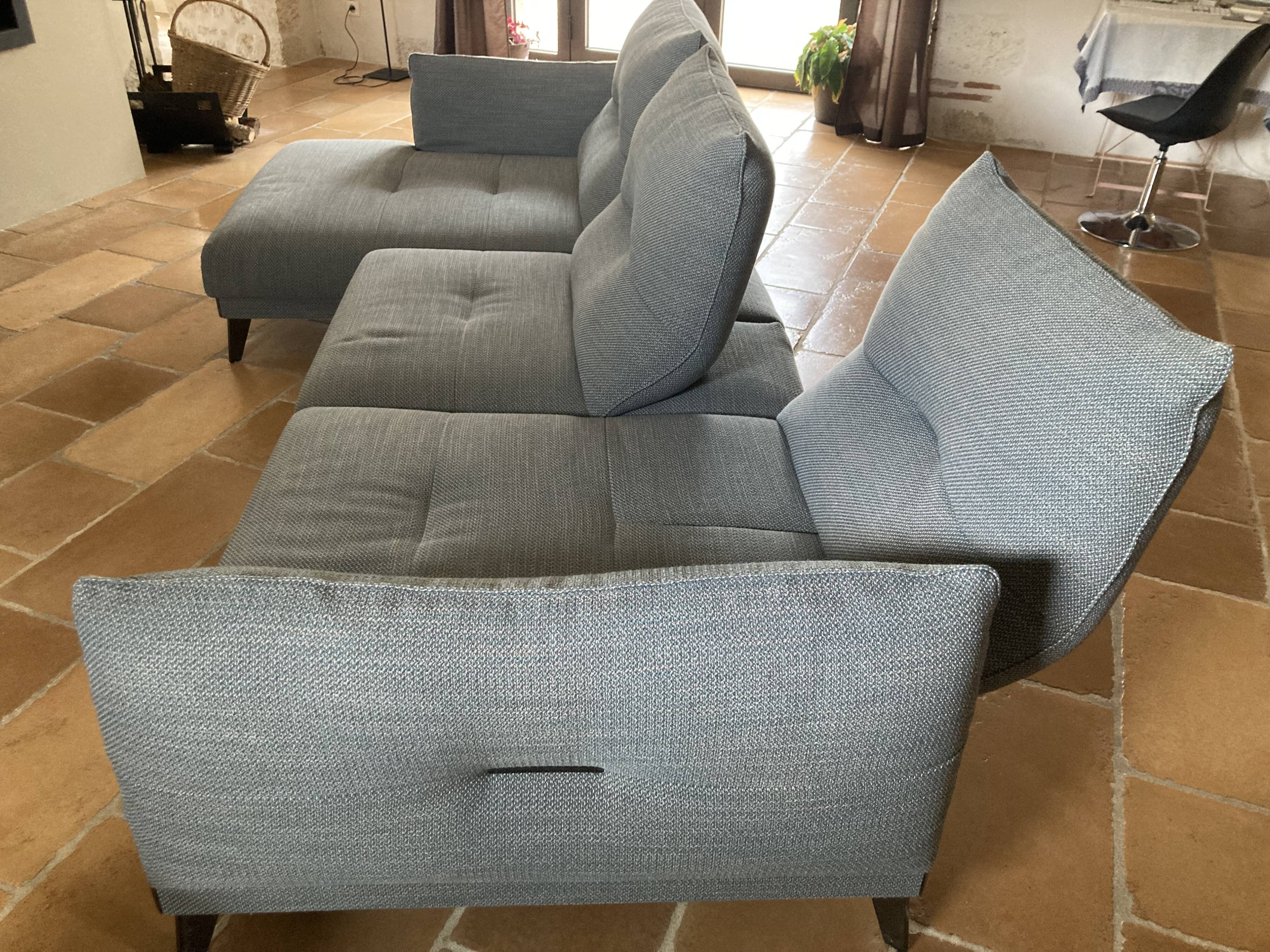 Canapé Itinéraire Roche Bobois avec chaise longue