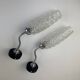 Pair of vintage swan neck wall lights
