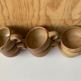 Vintage stoneware cups