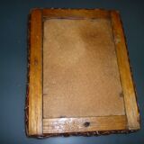 Miroir osier 17x22cm