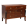 Commode ancienne en noyer 3 tiroirs, Italie XIXe siècle