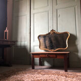 Golden vintage mirror