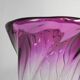 Heavy vase Val Saint Lambert, Torsade model, 1950s