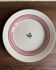 Plat rond plat terre de fer Gien (grand)