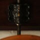 Vintage walnut wall-mounted coat rack for school, bistro.