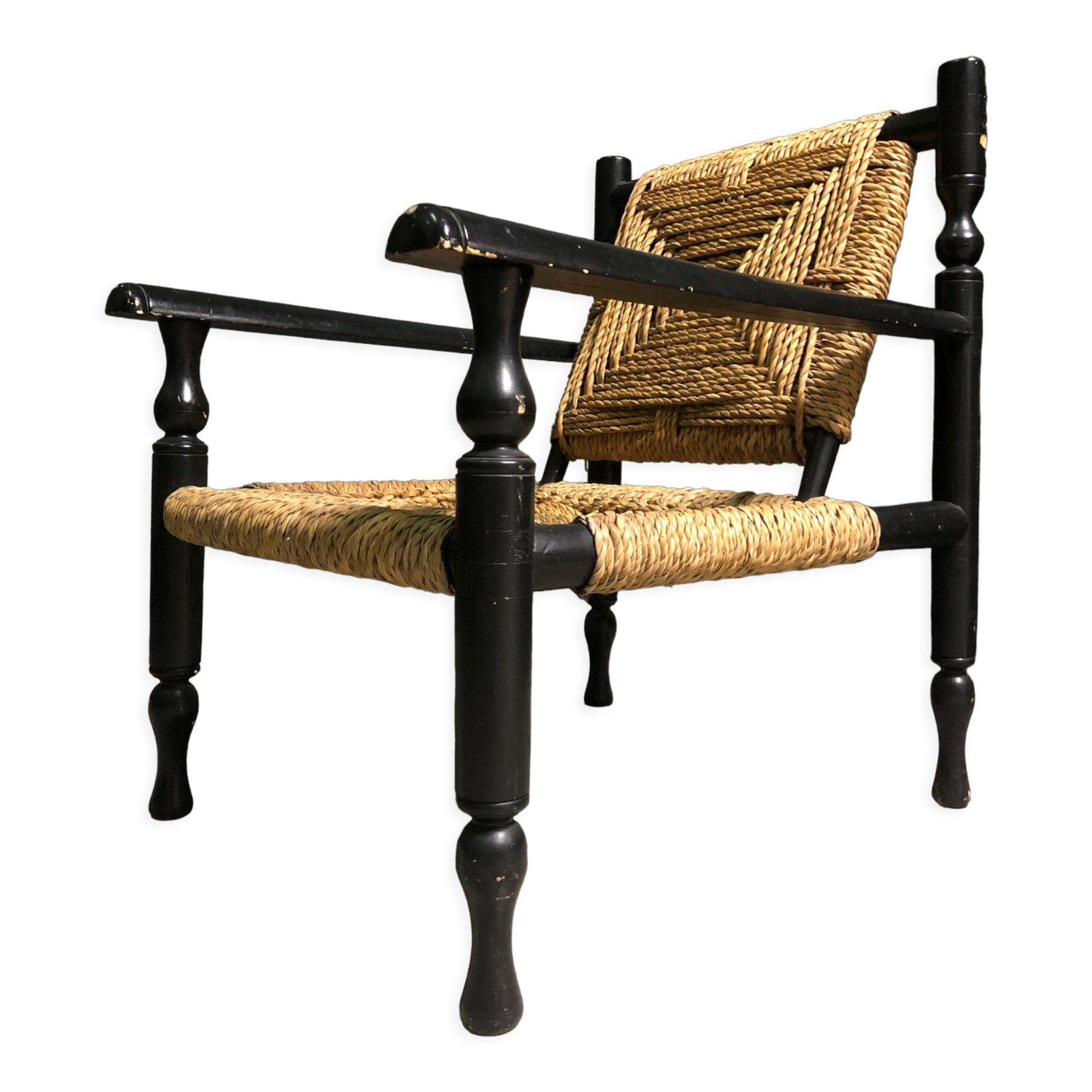 French rope lounge chair