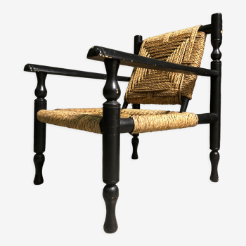 French rope lounge chair