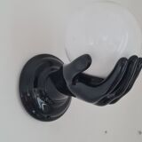 Opaline and porcelain wall light