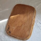 Rectangular Capiz Shell mother-of-pearl and wicker tray