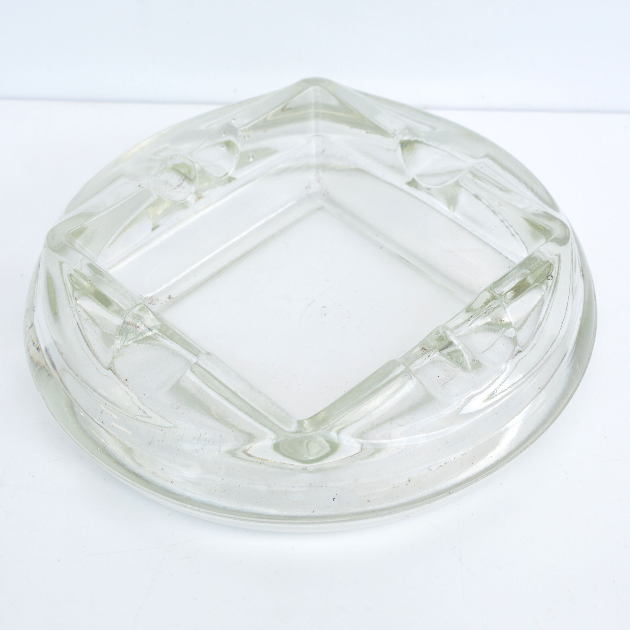 Germany pressed glass ashtray, 1970s