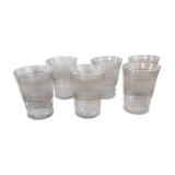 Set of 6 granite glasses
