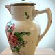 K&G Luneville France earthenware teapot