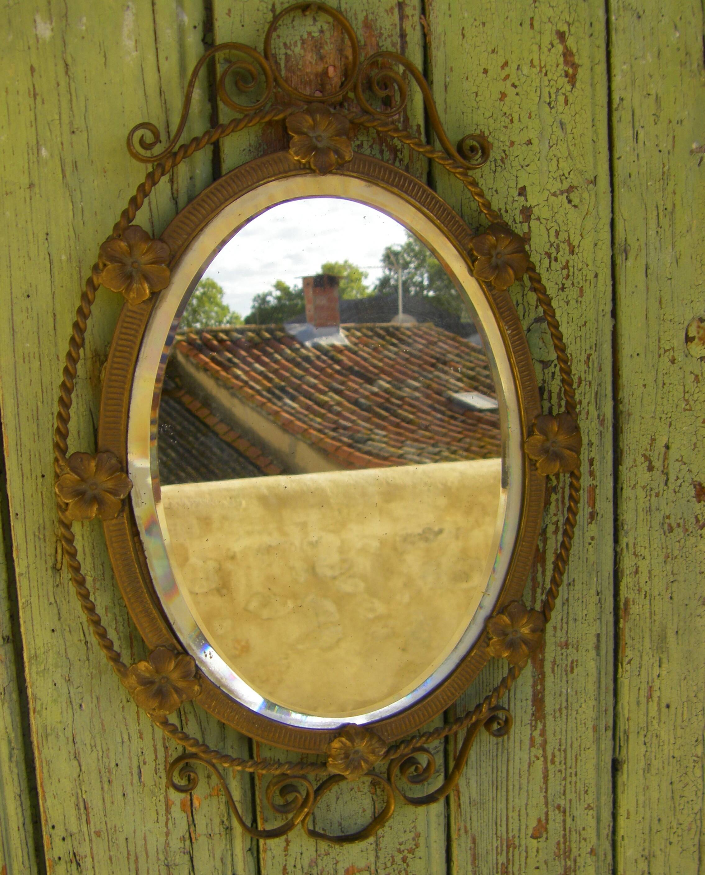 Old wall mirror