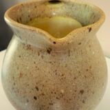 Tripod pitcher in glazed ceramic, signed Périgord pottery, 1950s/1960s