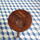 Vintage wooden tripod stool