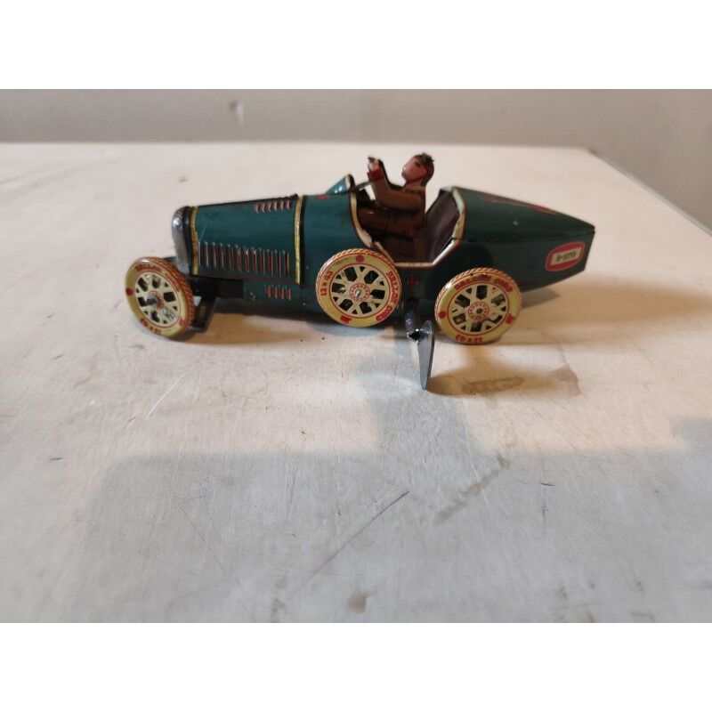Vintage tin toy wind-up car: Ballor Cord