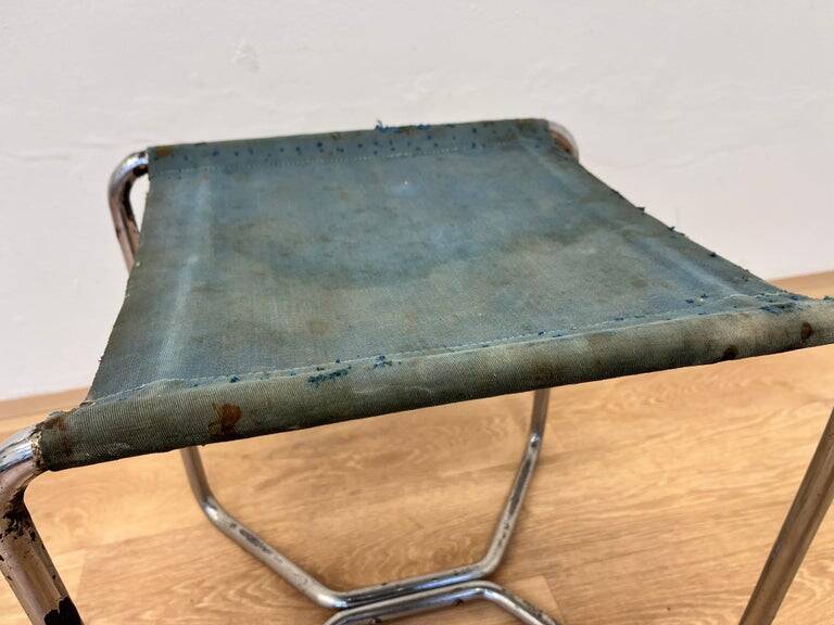 Tabouret Bauhaus Chrome Thonet B8 par Marcel Breuer, 1930