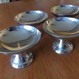 Set of 4 vintage ice cream cups 1960