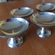 Set of 4 vintage ice cream cups 1960