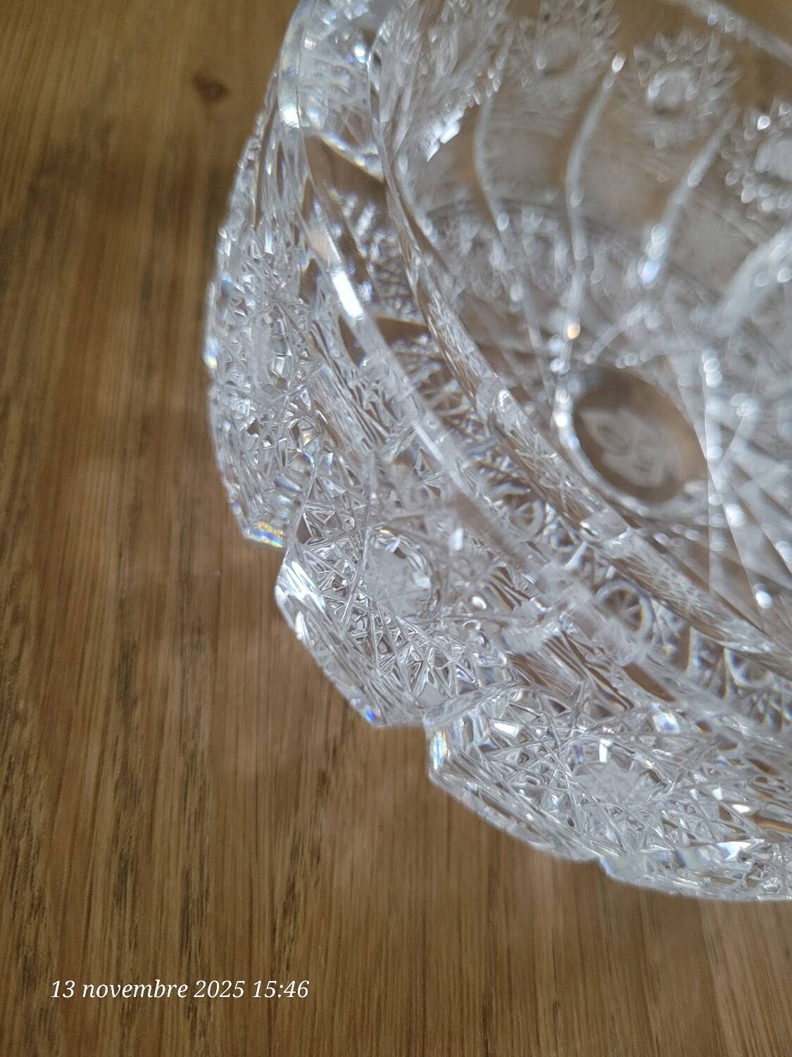 Ashtray / pocket tray in crystal