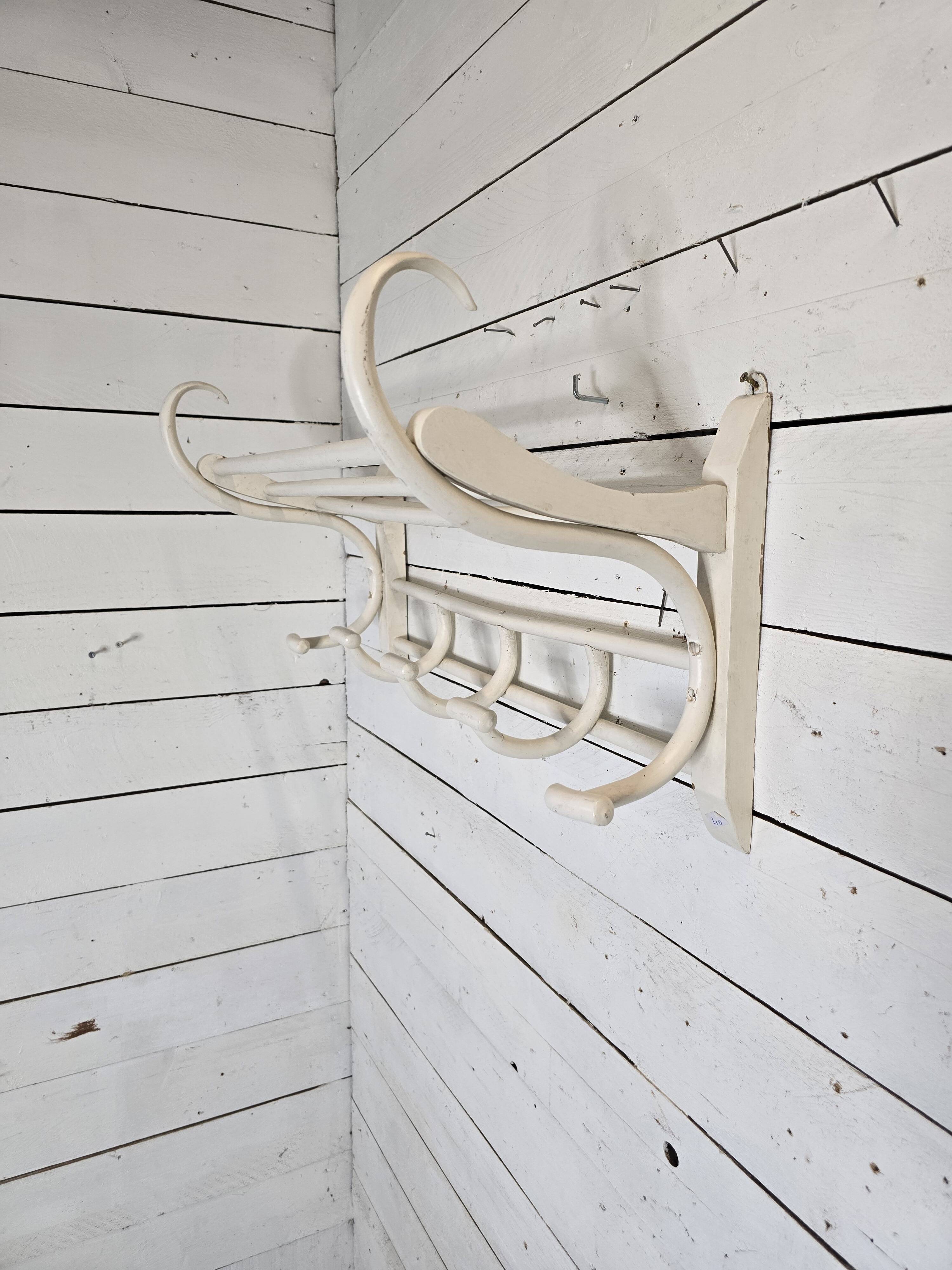 Mahieu curved wooden coat rack