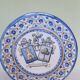 Lot of 10 pieces of vintage Spanish ceramics - Painted hanging crockery