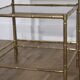 Brass nesting tables "faux bamboo" 1970