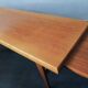Teak coffee tables and tray by Johannes Andersen for Trioh, Denmark 1960s