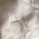 Drap fil de lin ancien avec monogramme OB