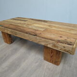 Rustic coffee table firm atmosphere