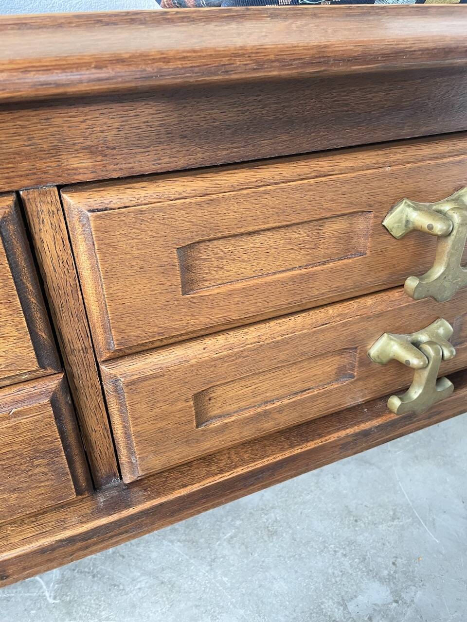 Guillerme and Chambron oak chest of drawers