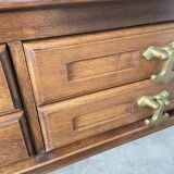 Guillerme and Chambron oak chest of drawers