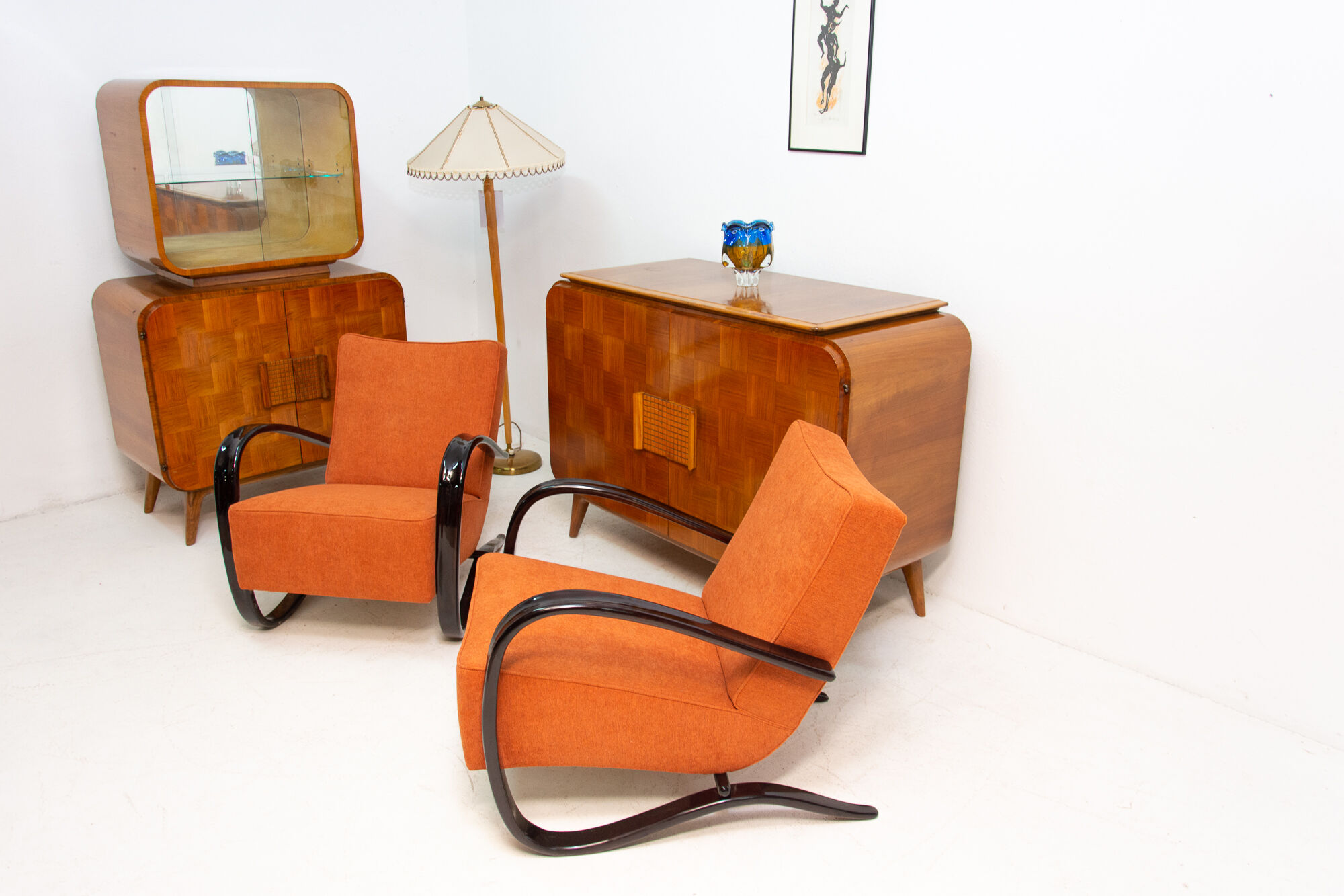 Mid-century catalogue display case