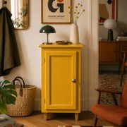 Buffet parisien art déco ocre jaune