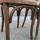 Paire de chaises viennoise bistrot café