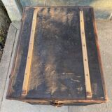 Beaumont Paris leather horse-drawn carriage travel trunk