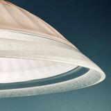 Vintage Italian pink Murano glass chandelier, 1970s.