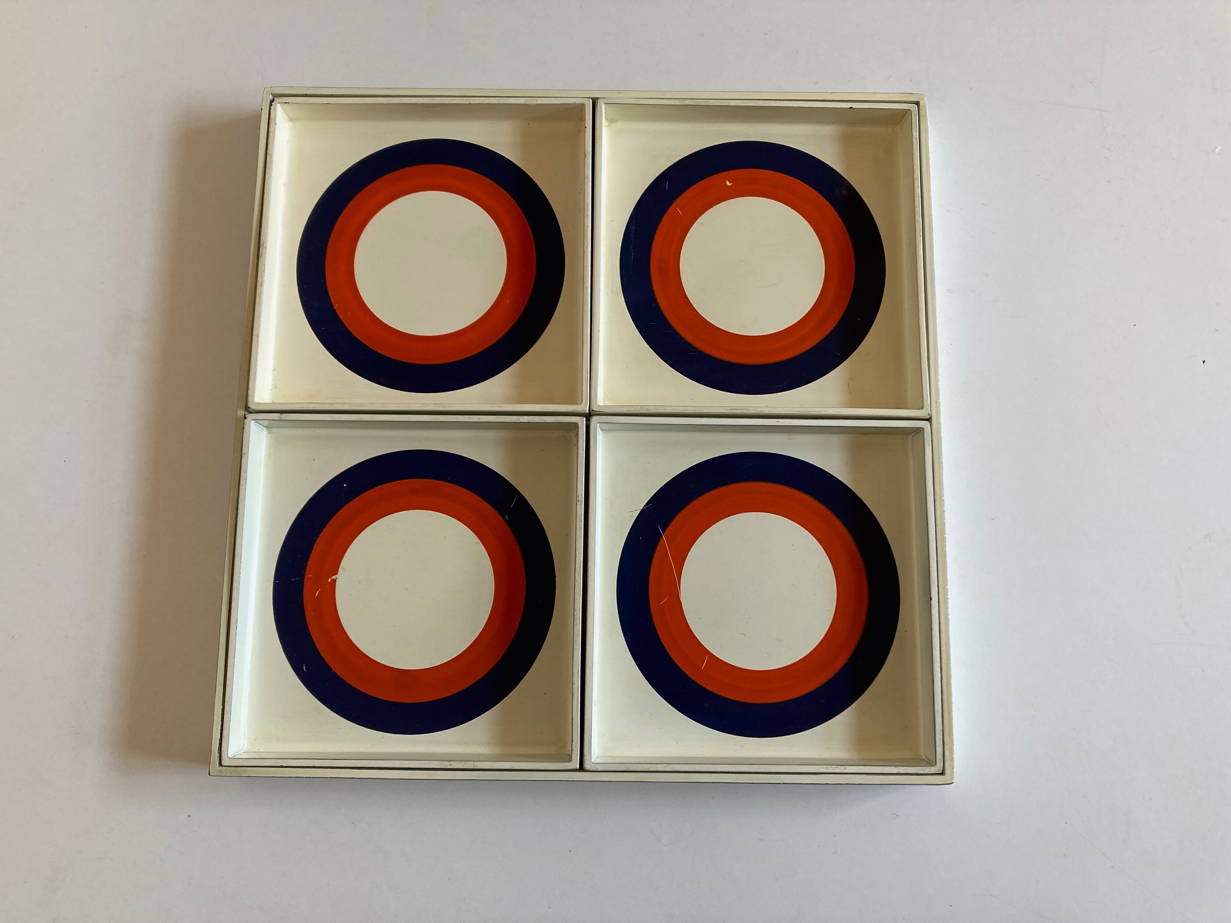 Set of 5 Prisunic target boards, 1960 design